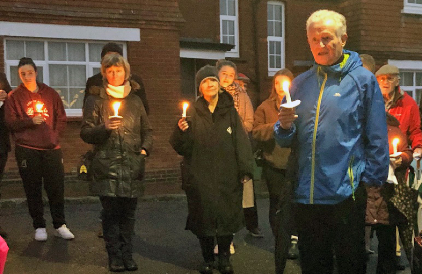 Memorial unveiled in Meads to long-serving Conservative councillor Barry Taylor