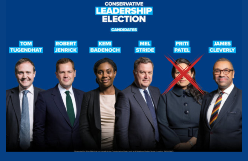 Official image of all 6 Leadership Candidates