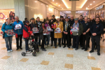 Eastbourne MP, Councillors, Veterans, Cadets and Volunteers together in the Beacon Centre. Ready to sell poppies