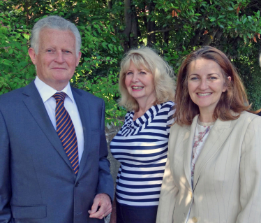 Pictured: Meads team: Cllr Robert Smart, Cllr Jane Lamb and Caroilne Ansell MP